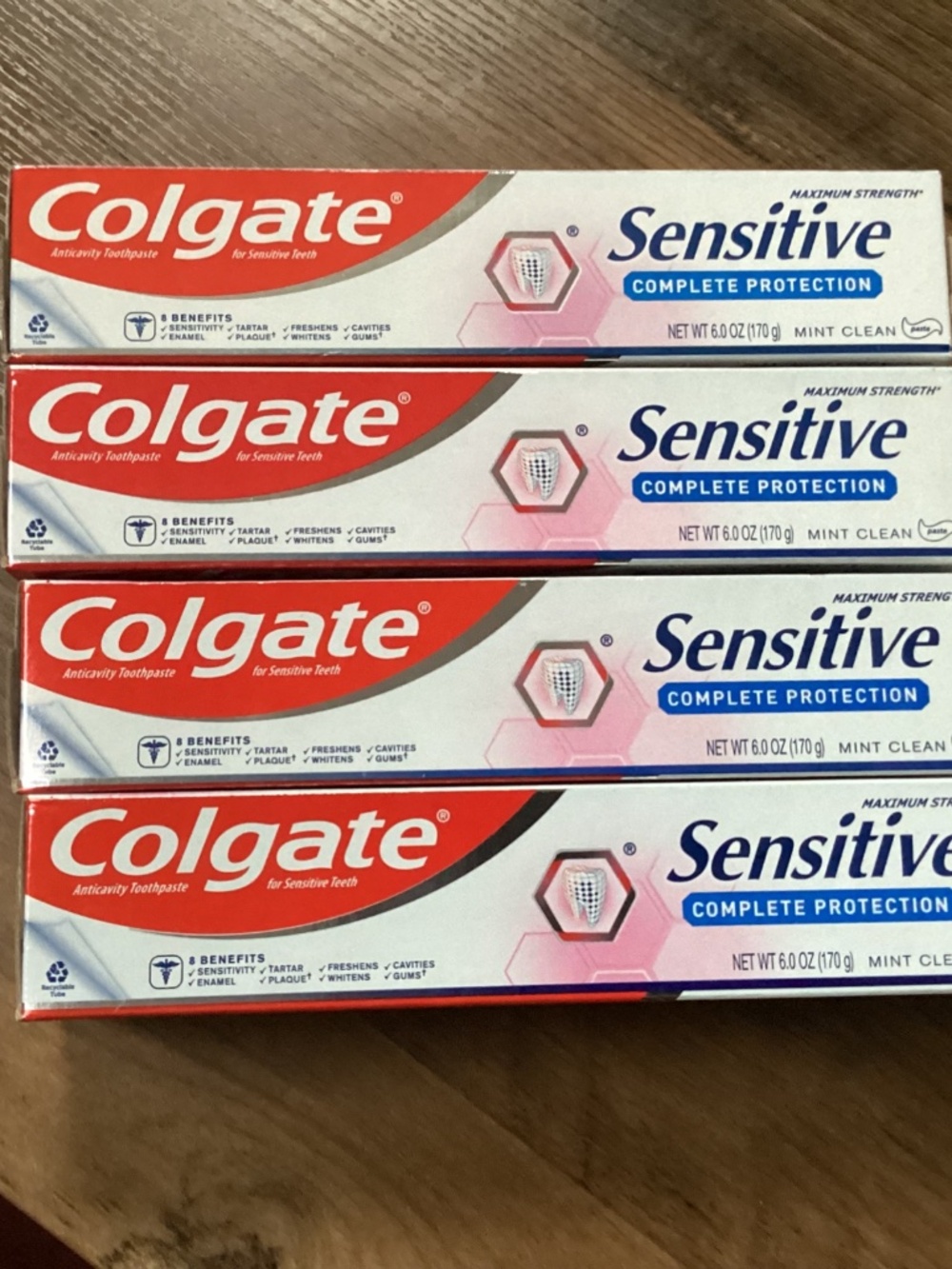 Colgate Sensitive Complete Protection Toothpaste 6oz Pack of 4 New